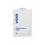 VOIS Back to Black Baby Daily Gel Face Mask – Bambu Kömürü İçeren Arındırıcı Kağıt Yüz Maskesi (28 g)