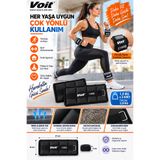 Voit 1,5 KG x 2 Adet Ayarlanabilir El ve Ayak Bilek Ağırlığı, Cırt Cırtlı Fitness Egzersiz Ağırlık Seti