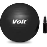 Voit 55 Cm Siyah Pompalı Pilates Topu Unisex Kullanıma Uygun Tekil Ürün
