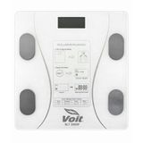 Voit BLT5000 Bluetooth Baskül - Dijital Akıllı Tartı - Yağ Ölçer Tartı - Pil ve Mezura Hediyeli Tartı - Beyaz