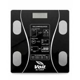 Voit Blt5000 Bluetooth Baskül - Dijital Akıllı Tartı - Yağ Ölçer Tartı - Pil Ve Mezura Hediyeli Tartı - Siyah siyah
