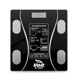 Voit BLT5000 Bluetooth Baskül - Dijital Akıllı Tartı - Yağ Ölçer Tartı - Pil ve Mezura Hediyeli Tartı - Siyah