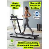 Voit Echo Fıt Kolay Kurulum 1,5 hp Motor Gücü ile Katlanabilir Koşu Bandı 0-12 km/s Hız ve Bluetooth Desteği - Beyaz