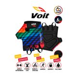 Voit Fİtness Kardiyo Ağırlık Body Dambıl Halter Bisiklet Sporcu Antrenman Eldiveni - L Beden - Unisex Yarım Parmak Terletmeyen Yoga Pilates Eldiveni
