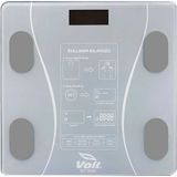 Voit Gri Bluetooth Dijital Baskül - Yağ Ölçer ve Vücut Analiz Fonksiyonu - 26x26 cm