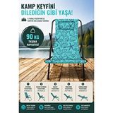 Voit Katlanabilir Taşinabilir Şezlong Turkuaz