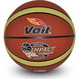 Voit N7 İmpact Kahverengi-Beyaz Basketbol Topu, Dayanıklı Malzeme ve Premium Kalite ile Kapalı/Açık Alan Kullanımı - 7 Numara