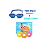 Voit Speed Yuzucu Gözlüğü +intex Fosforlu Can Sımıdı 76 Cm