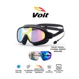 Voit Stamina Yüzücü Gözlüğü Aynalı-kulak Tıkaçlı Anti-fog Vakumlu Havuz Ve Deniz Gözlüğü