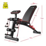 Voit V-Fit By D208 Katlanabilir Ayarlanabilir Mekik Ve Ağırlık Sehpası Siyah