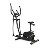 Voit V-Fit By Runmate Seleli Manyetik Eliptik Bisiklet | Sessiz Çalışan, Elden Nabız Ölçerli, Ayarlanabilir Sele, Siyah