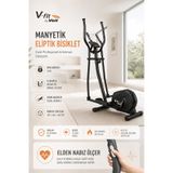 Voit V-fit By Voit Manyetik Eliptik Bisiklet Sessiz Çalışan Elden Nabız Ölçerli Kondisyon Aleti