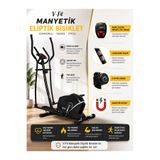 Voit V-fit By Voit Sessiz Manyetik Eliptik Bisiklet Nabız Ölçerli Ev Tipi Kondisyon Aleti