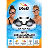 Voit Wave Yüzücü Gözlüğü Anti Fog Vakumlu Uv Korumalı Havuz ve Deniz Gözlüğü - Siyah