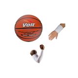 Voit Xgrip Profesyonel 5 Numara Basketbol Topu +basketbol Kolluğu+ Sporcu Havlu Bilekliği
