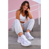 Vojo Szr Hafıza Tabanlı Kadın Sneaker Spor Ayakkabı - Açık Pudra