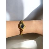 Vola Collection Kadın Ince Kordonlu Vintage Metal Kasa Gold Kol Saat 5 - Altın