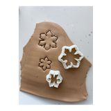 Volala Kar Tanesi - Snow Piece Küpe Kalıbı - Clay Cutter - Polimer Kil Kalıbı