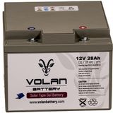 Volan Battery 12 Volt 28 Ah (Amper) Jel Akü