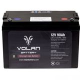 Volan Battery 12 Volt 90 Ah (Amper) Kuru Akü