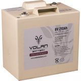 Volan Battery 6 Volt 210 Ah (Amper) Deepcycle Akü