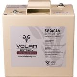 Volan Battery 6 Volt 240 Ah (Amper) Jel Akü