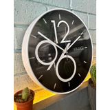 VOLANTE® Modern Duvar Saatleri AMAZING Serisi 30 cm Ø Gerçek Cam Ev/Ofis/Mutfak/Sınıf/Okul Sessiz & Akar (BEYAZ)