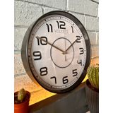 VOLANTE® Modern Duvar Saatleri ATTRACTIVE Serisi 30 cm Ø Gerçek Cam Ev/Ofis/Mutfak/Sınıf/Okul Sessiz & Akar (SİYAH-ALTIN)