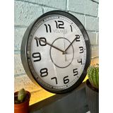 VOLANTE® Modern Duvar Saatleri ATTRACTIVE Serisi 30 cm Ø Gerçek Cam Ev/Ofis/Mutfak/Sınıf/Okul Sessiz & Akar (SİYAH-BRONZ)