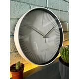 VOLANTE® Modern Duvar Saatleri BRILLIANT Serisi 30 cm Ø Gerçek Cam Ev/Ofis/Mutfak/Sınıf/Okul Sessiz & Akar (BEYAZ-GÜMÜŞ)