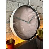 VOLANTE® Modern Duvar Saatleri BRILLIANT Serisi 30 cm Ø Gerçek Cam Ev/Ofis/Mutfak/Sınıf/Okul Sessiz & Akar (MAVİ)