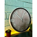 VOLANTE® Modern Duvar Saatleri PINK Serisi 30 cm Ø Gerçek Cam Ev/Ofis/Mutfak/Sınıf/Okul Sessiz & Akar (PEMBE)