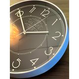 VOLANTE® Modern Duvar Saatleri SOUL Serisi 35 cm Ø Gerçek Cam Ev/Ofis/Mutfak/Sınıf/Okul Sessiz & Akar (BEYAZ)