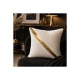 Volas Gold Detaylı Peluş Kırlent 45x45 cm İçi Dolgulu Dekoratif Yastık&Kırlent