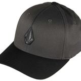 Volcom Erkek Tam Taş Flexfit Streç Şapka, Asfalt Siyahı - Yeni, S
