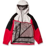Volcom Kırmızı Erkek Kapüşon Yaka Desenli Kayak Montu - XL