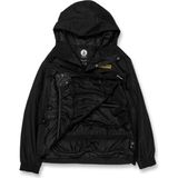 Volcom Siyah Erkek Kapüşon Yaka Desenli Kayak Montu - XL
