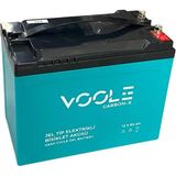 VOLE 12V 80 AH ELEKTRİKLİ BİSİKLET AKÜSÜ DEEP CYCLE GEL BATTERY CARBON-X (220*120*175)