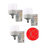 VOLEMİ 3 adet beyaz ışık 50 w %80 enerji tasarruflu yerli üretim ampul