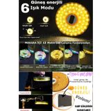 VOLEMİ Şarjlı 12 Metre Led Rgb + Gün Işığı Kamp Lambası Dekor Lambası Yılbaşı Süsü Perde