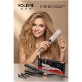VOLEMİ V-0104 Profesyonel Saç Tost Makinesi-Dijital Göstergeli Seramik ve Hacim Verici Şekillendirici