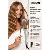 VOLEMİ V-0105 Profesyonel Su Dalgası Saç Maşası Argan Yağlı Dijital Ekranlı