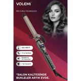 VOLEMİ V-0112 Dijital Sensörlü Saç Maşası 450-950°F 11 Kademeli Profesyonel Bukle Şekillendirici