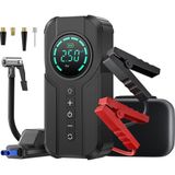 Volemi VM-726 4'ü 1 Arada Taşınabilir Şarjlı Akü Takviye Cihazı ve Lastik Şişirme Pompası (10000MAH Powerbank - 000-Siyah