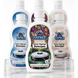 Voli Avantaj Paket Çiçek Bahçesi , Pudra ve Beyaz Sabun Kokulu Robot Süpürge Deterjanı 6 Adet 500 ml Mop Solüsyonu - 500ml