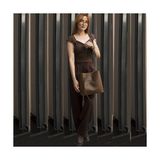 Volk %100 Hakiki Deri Omuz Çantası - Kahverengi