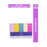 Volkan Ates Natural & Beauty 5'li Parfümlü Kolonya Seti 50 ml