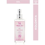 Volkan Ates Natural & Beauty Gül Kolonyası Cam Şişe 100 ml