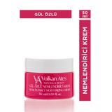 Volkan Ates Natural & Beauty Gül Özlü Nemlendirici Krem Cam Kavanoz 50 ml