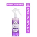 Volkan Ates Natural & Beauty Keratin ve Lavanta Yağlı Çift Fazlı Fön Suyu 250 ml